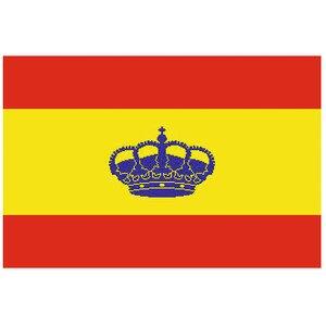 BANDERA ESPAÑOLA ADHESIVAS 14x21 C/C