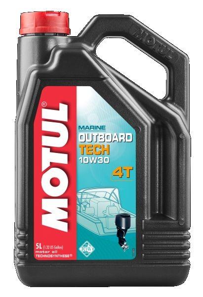 ACEITE MOTOR MOTUL  OUTBOARD TECH  4T, 10W30  de 5 L.