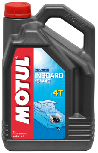 ACEITE MOTOR MOTUL INBOARD 4T. 15W40 de 5 L.